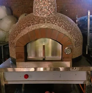 50x50x66inch Brick Wood Fired Pizza Oven
