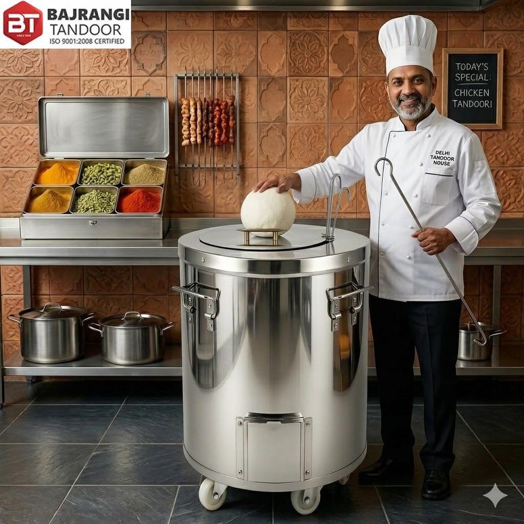 SS5 - commercial kitchen charcoal tandoor - Image 2