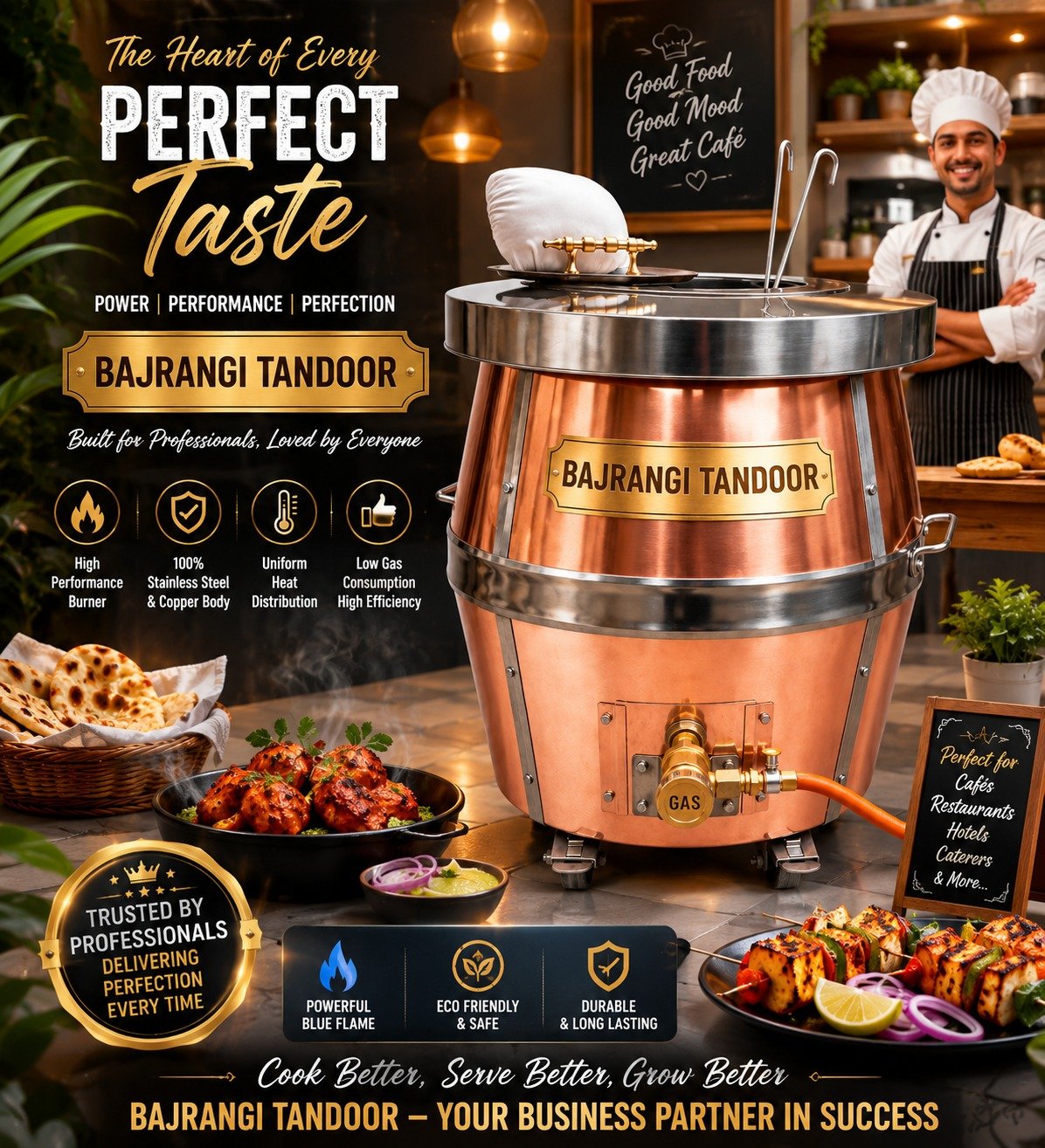 RG3 - Rose Gold Gas tandoor - Image 2