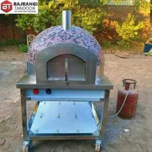 42x42x60inch Gas Wood Fired Pizza Oven