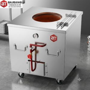 Stainless Steel Extra Large Square Gas Tandoor