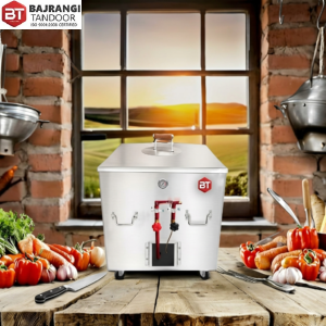 Stainless Steel Large Square gas Tandoor