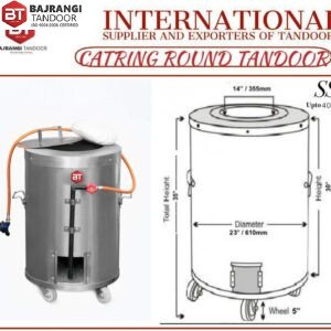 SS5 – Commercial kitchen Gas tandoor