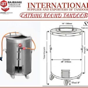 SS6 – Commercial kitchen Gas tandoor